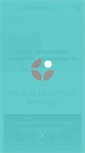 Mobile Screenshot of learnyourbenefits.com